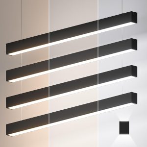 4FT Dimmable LED Linear Lights 4 Pack, Up & Down Lighting Fixture